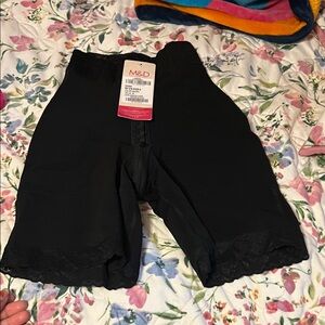 M&D Black Shapewear Shorts Colombian faja